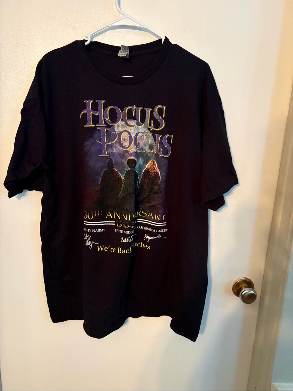 Hocus Pocus 30th Anniversary Black Graphic Tee Womens 2XL